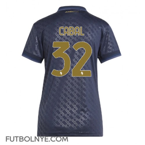 Camiseta Juventus Juan Cabal #32 Tercera Equipación para mujer 2024-25 manga corta